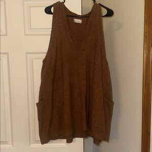 Becool Brown Knit Sweater
